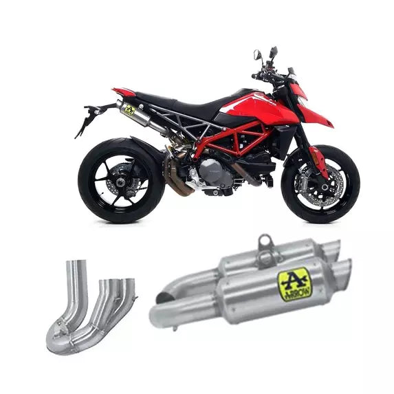 Arrow Ducati Hypermotard 950 Full System Exhaust 2019-2021 – GP2 Titanium