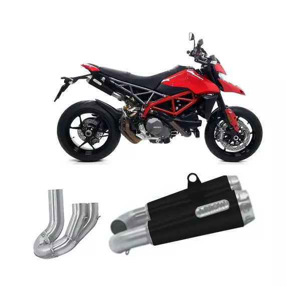 Arrow Ducati Hypermotard 950 Full System Exhaust 2019-2021 – Pro-Race Black
