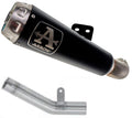 Kawasaki Zx-6r 636 2019-2020 Arrow Link Pipe+racing Pro-race Nichrom Black Exhaust Stainless Steel End Cap - 71712MI71898PRN - ARROW EXHAUSTS