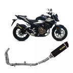 Arrow Honda CB 500 F Full System Exhaust 2019-2020 – Black Aluminium Racing Carbon