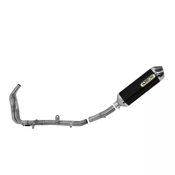 Arrow Honda CB 500 F Full System Exhaust 2019-2020 – Black Aluminium Racing
