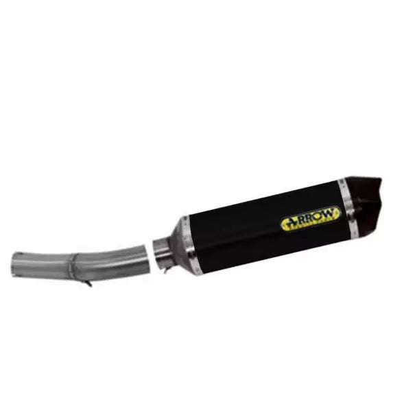 Arrow Honda CB 500 F Slip-On Exhaust 2019-2024 – Black Aluminium Road Approved Carbon