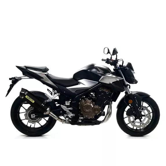 Arrow Honda CB 500 F Slip-On Exhaust 2019-2024 – Black Aluminium Road Approved Carbon