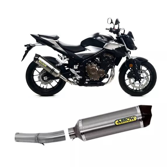Arrow Honda CB 500 F Slip-On Exhaust 2019-2024 – Aluminium Road Approved Carbon