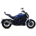 Arrow BENELLI 502 C Slip-On Exhaust + Link Pipe 2019-2021 – Titanium Carbon End Cap
