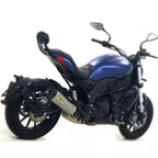 Arrow BENELLI 502 C Slip-On Exhaust + Link Pipe 2019-2021 – Titanium Carbon End Cap