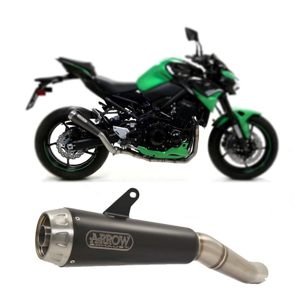 Kawasaki Z 900 2020-2024 Arrow Headers+exhaust Approved Nichrom Black - 71727MI71912PRN - ARROW EXHAUSTS