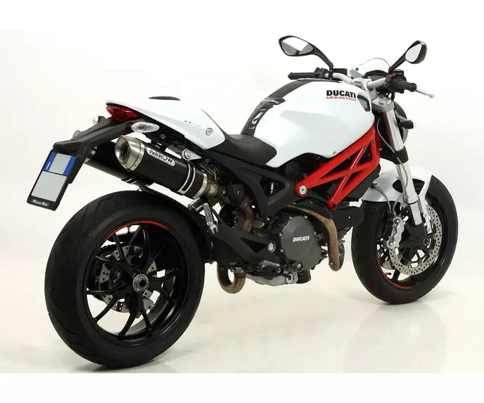 Arrow Ducati Monster 796 Slip-On Exhaust 2010-2014 – Thunder Black Aluminium