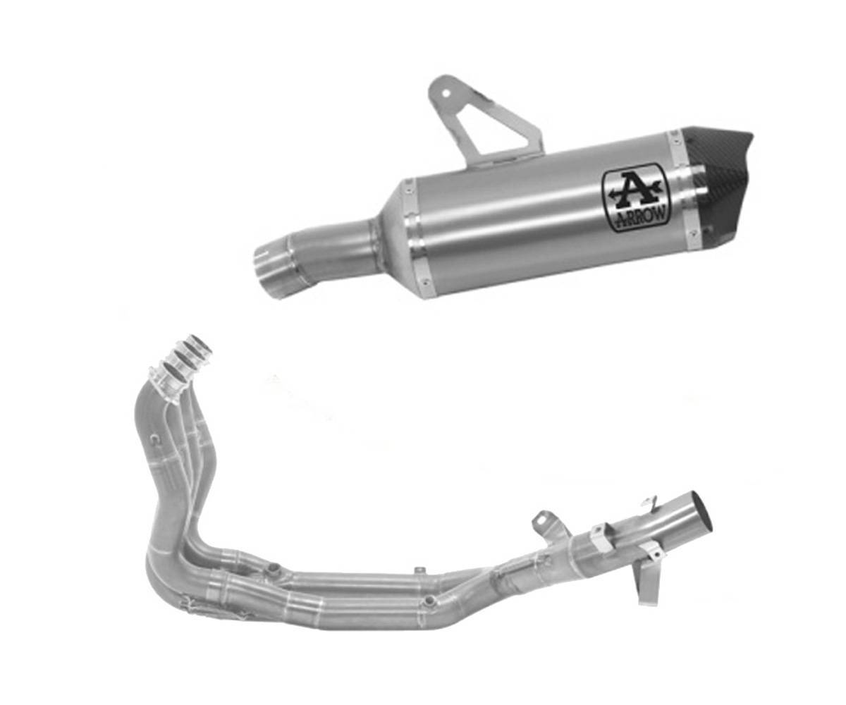 BMW S 1000 Xr 2020-2024 Full Exhaust Arrow Race-tech Titanium - 71751MI_71926PK - ARROW EXHAUSTS