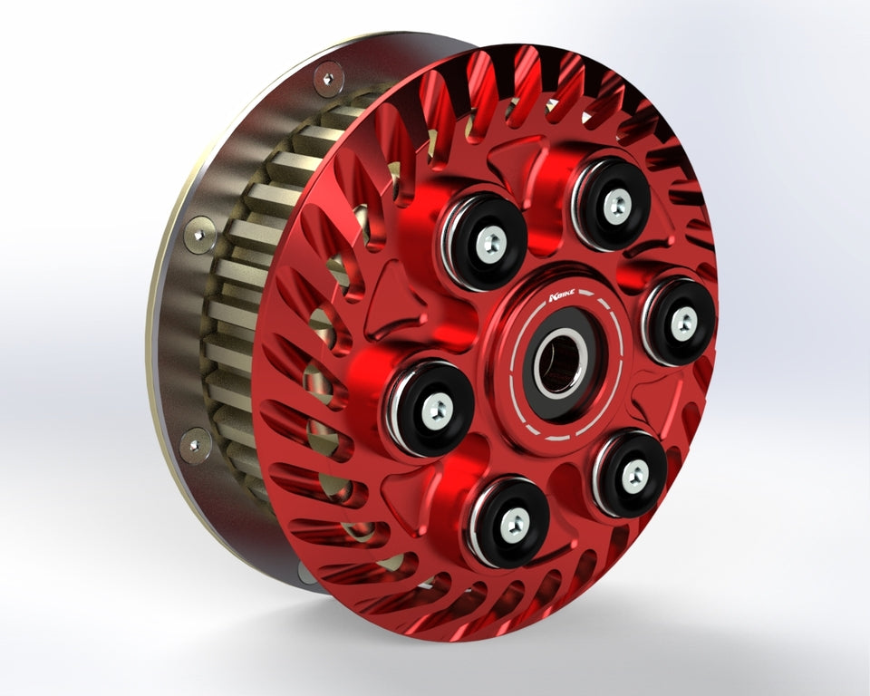 Kbike Slipper Clutch Adjustable for Ducati – Red