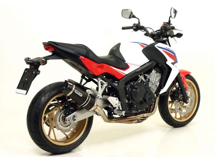 Honda Cbr 650 F 2016-2024 Full Exhaust Arrow Thunder Carbon - 71821MK71614MI - ARROW EXHAUSTS