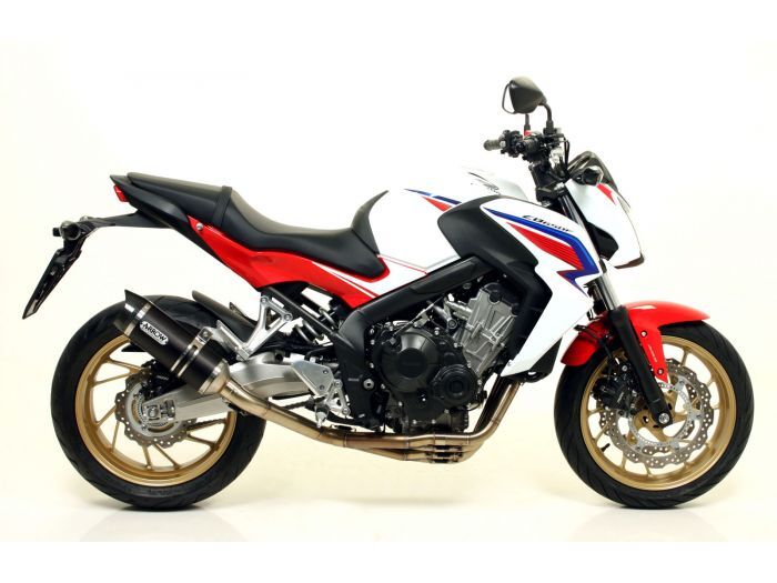 Honda Cbr 650 F 2016-2024 Full Exhaust Arrow Thunder Carbon - 71821MK71614MI - ARROW EXHAUSTS