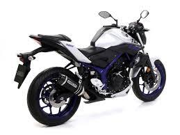 Yamaha YZF R3 2021-2023 Exhaust Arrow Thunder Carbon End Cap Aluminium Dark - 71831AKN - ARROW EXHAUSTS