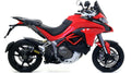 Ducati Multistrada 1200 S 2015-2020 Exhaust Arrow Indy Race Aluminium Black - 71832AKN - ARROW EXHAUSTS
