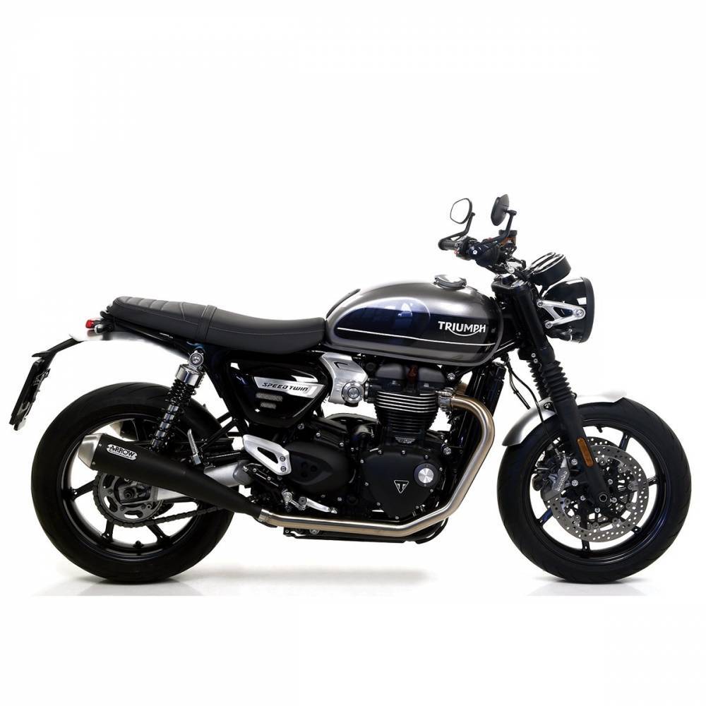 Triumph Thruxton 1200 2016-2020 Exhausts Arrow Pro Racing Black - 71851PRN - ARROW EXHAUSTS