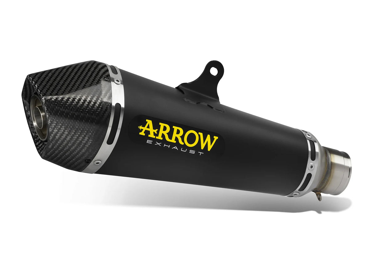 Arrow Kawasaki Z 900 A2 Slip-On Exhaust 2019-2024 – X-Kone Stainless Steel Carbon End Cap
