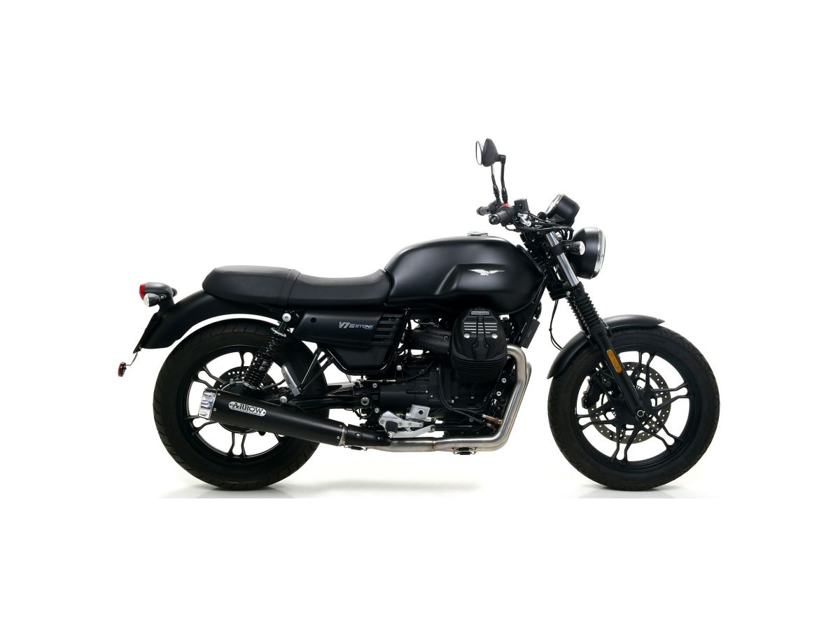 Arrow Moto Guzzi V7 III Slip-On Exhaust 2017-2021 – Black