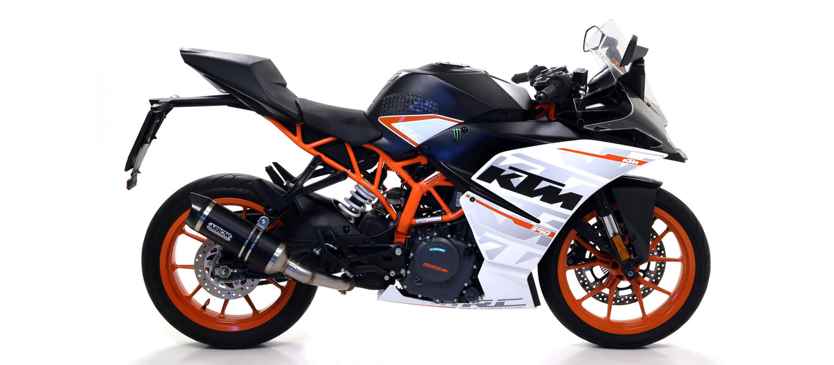 Arrow KTM RC 390 Slip-On Exhaust + Link Pipe 2017-2020