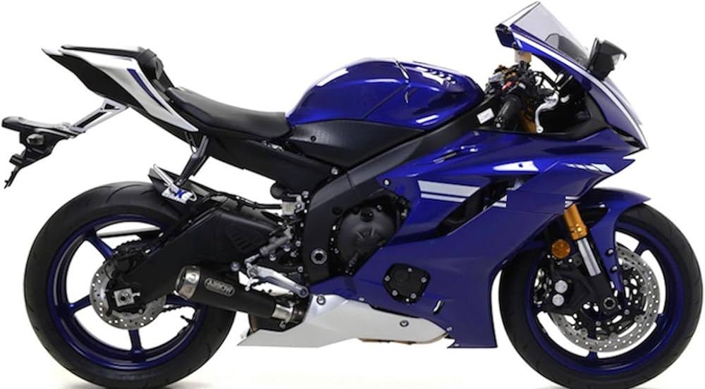 Arrow Yamaha R6 Slip-On Exhaust 2017-2021 – Pro-Race Black