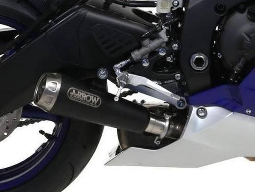 Arrow Yamaha R6 Slip-On Exhaust 2017-2021 – Pro-Race Black