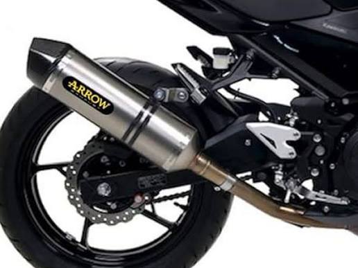 Arrow Kawasaki Z 400 Slip-On Exhaust 2019-2021 – Titanium