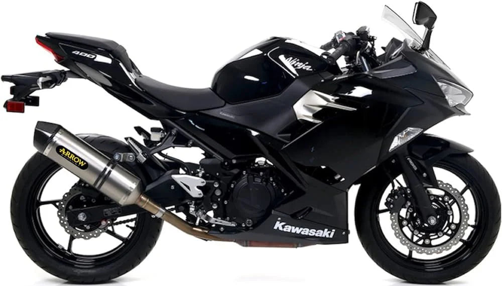 Arrow Kawasaki Z 400 Slip-On Exhaust 2019-2021 – Titanium