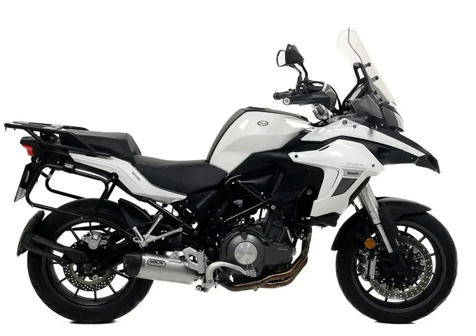 Arrow Benelli TRK 502 Slip-On Exhaust 2017-2021 – Catalytic Aluminium