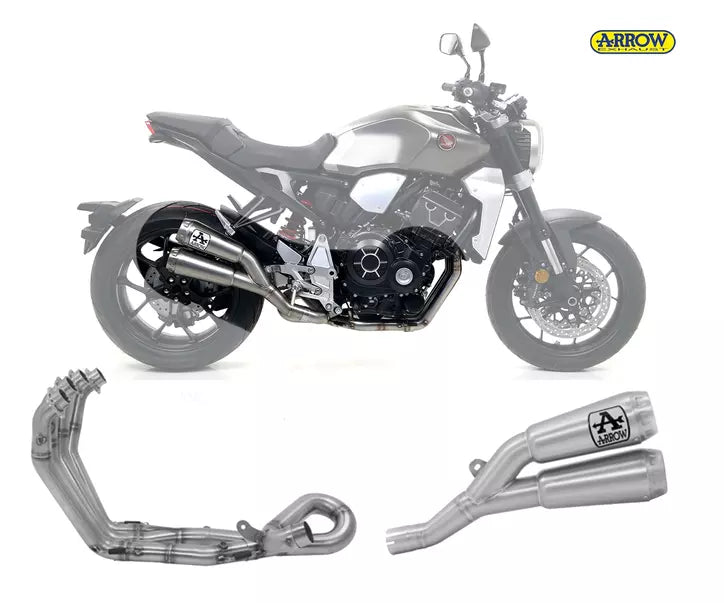 Arrow Honda CB 1000 R Full System Exhaust 2018-2022 – Pro-Race Titanium Catalytic