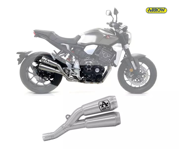 Arrow Honda CB 1000 R Slip-On Exhaust 2018-2022 – Pro-Race Titanium Catalytic