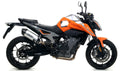 Arrow KTM 890 Duke R Slip-On Exhaust 2020-2023 – Race-Tech Aluminium Carbon End Cap