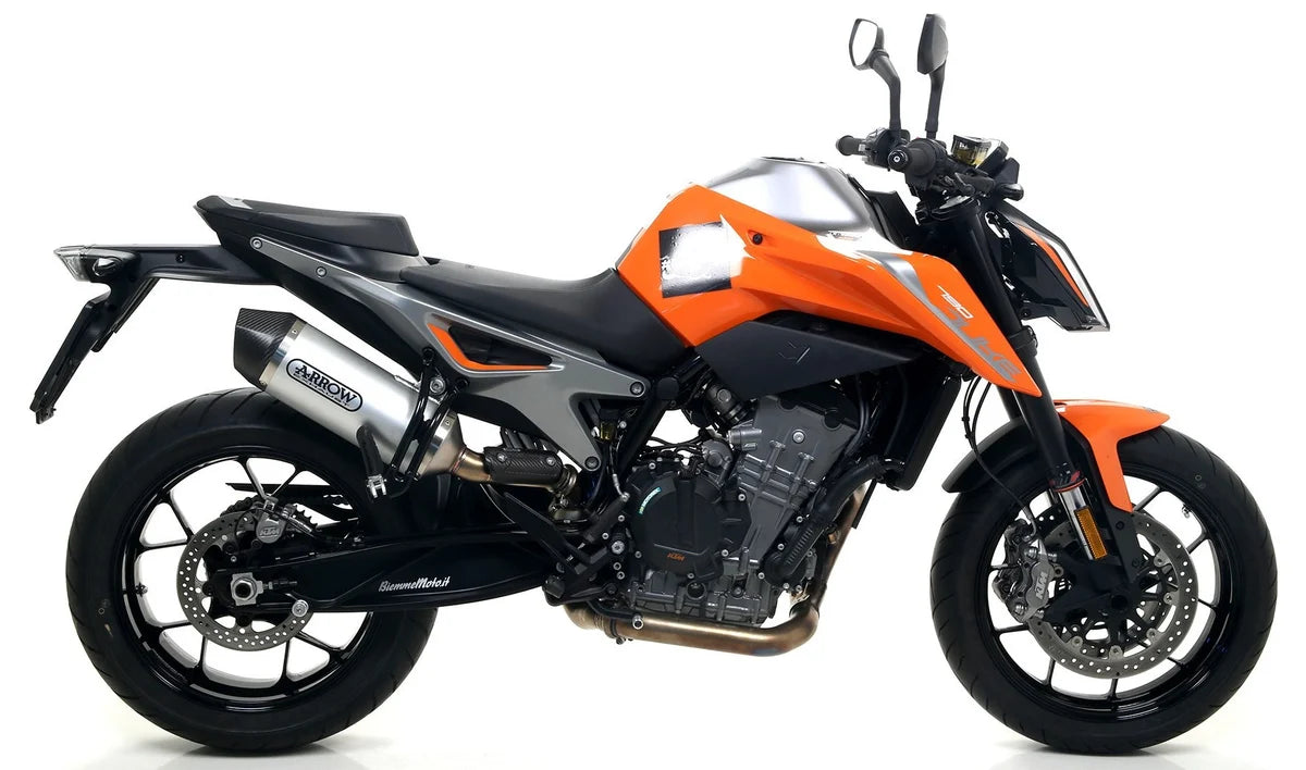 Arrow KTM 890 Duke R Slip-On Exhaust 2020-2023 – Race-Tech Aluminium Carbon End Cap