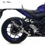Arrow Yamaha Yzf R3 Slip-On Exhaust 2019-2020 – Thunder Black Aluminium