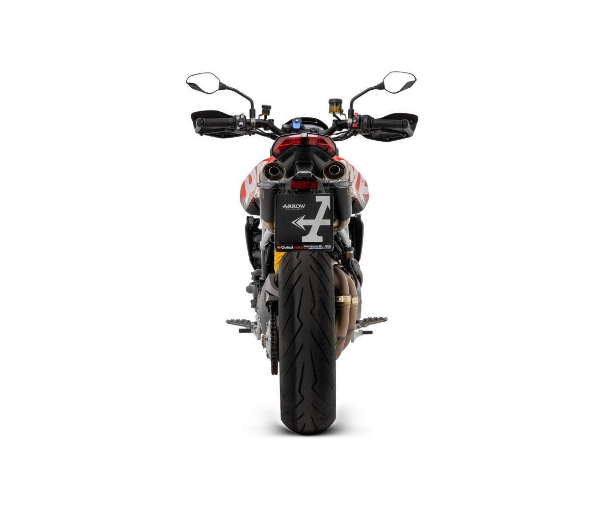 Ducati Hypermotard 950 / Sp 2022-2024 Exhaust Muffler Arrow Pro-race Black Nichrom - 71895PRN - ARROW EXHAUSTS