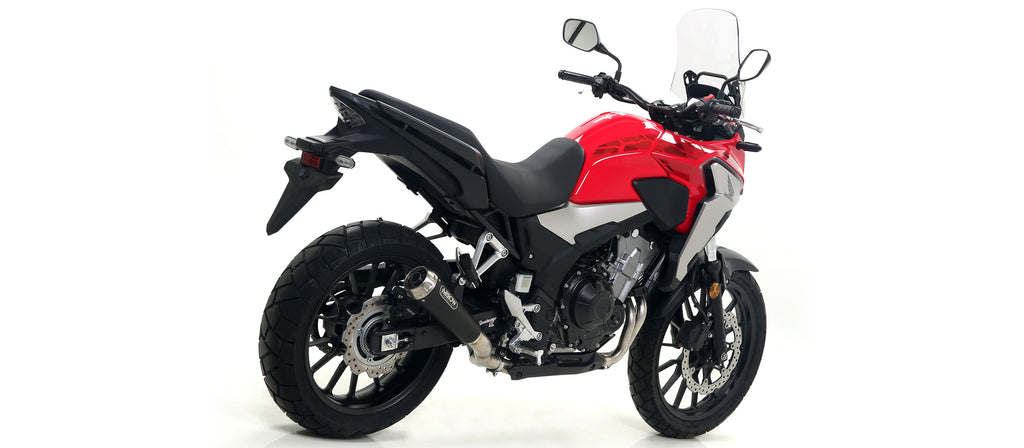 Arrow Honda CB 500 X Slip-On Exhaust 2019-2024 – Pro-Race Black