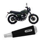 Arrow Brixton Felsberg 125 X Slip-On Exhaust 2019-2020 – Pro-Race Black