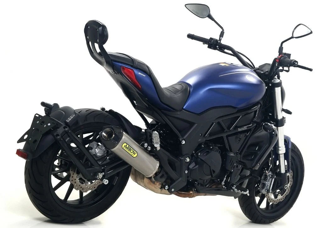 Arrow BENELLI 502 C Slip-On Exhaust 2019-2020 – Works Titanium Carbon End Cap