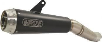 BMW F 900 Xr 2020-2024 Arrow Black Nichrom Racing Full System Pro-race Stainless Steel End Cap - 71915PRN71730MI71729MI - ARROW EXHAUSTS