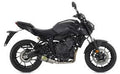 Arrow Yamaha MT-07 Full System Exhaust 2021-2024 – Thunder Aluminium Carbon End Cap Catalytic Road Approved
