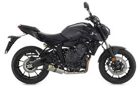 Arrow Yamaha MT-07 Full System Exhaust 2021-2024 – Thunder Aluminium Carbon End Cap Catalytic Road Approved