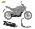 Arrow Yamaha MT-07 Full System Exhaust 2021-2024 – Thunder Carbon Carbon End Cap