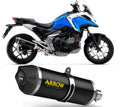 Arrow Honda NC750 X Slip-On Exhaust 2021-2024 – Race-Tech Black Aluminium