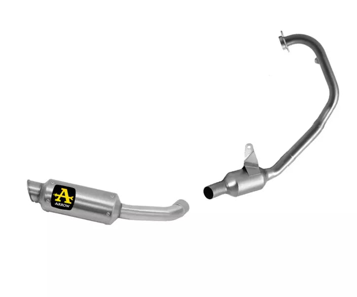 Arrow KTM Duke 125 Titanium SILENCERS Full System Exhaust 2021-2023 – GP2 Titanium
