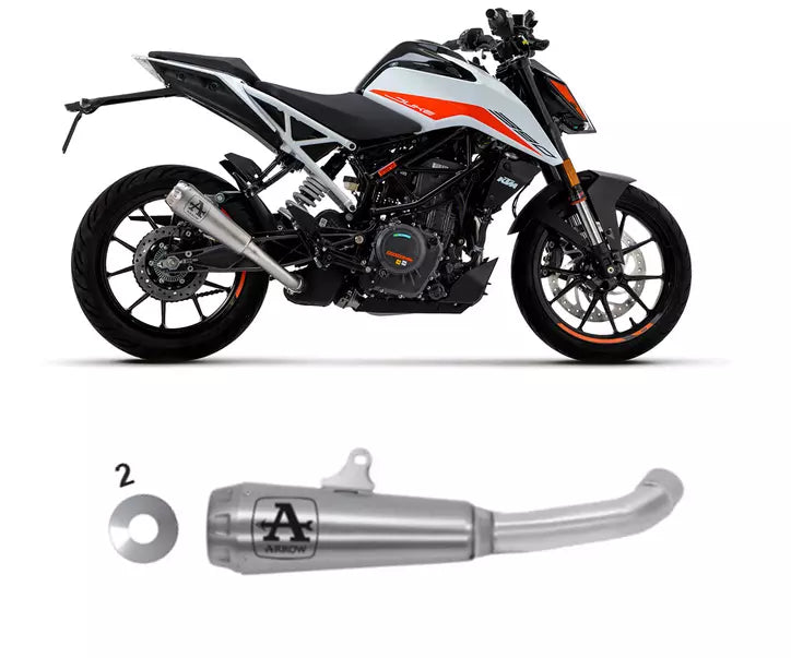 Arrow KTM Duke 125 Slip-On Exhaust 2021-2023 – Pro-Race