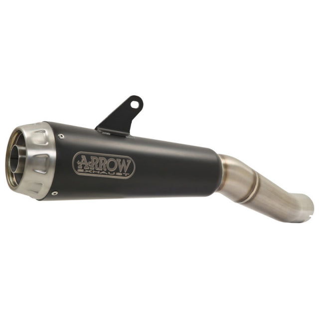 Arrow KTM Duke 125 Black Slip-On Exhaust 2021-2023 – Pro-Race Black