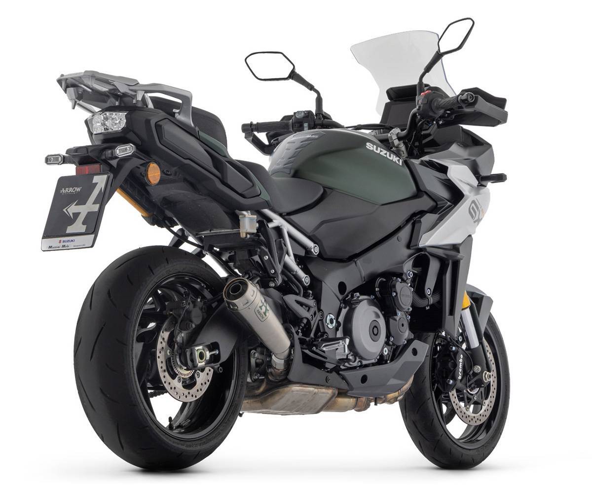Suzuki Gsx-s 1000 Gx 2024 Full System Exhaust Arrow Pro-race Nichrom - 71938PRI71766MI - ARROW EXHAUSTS
