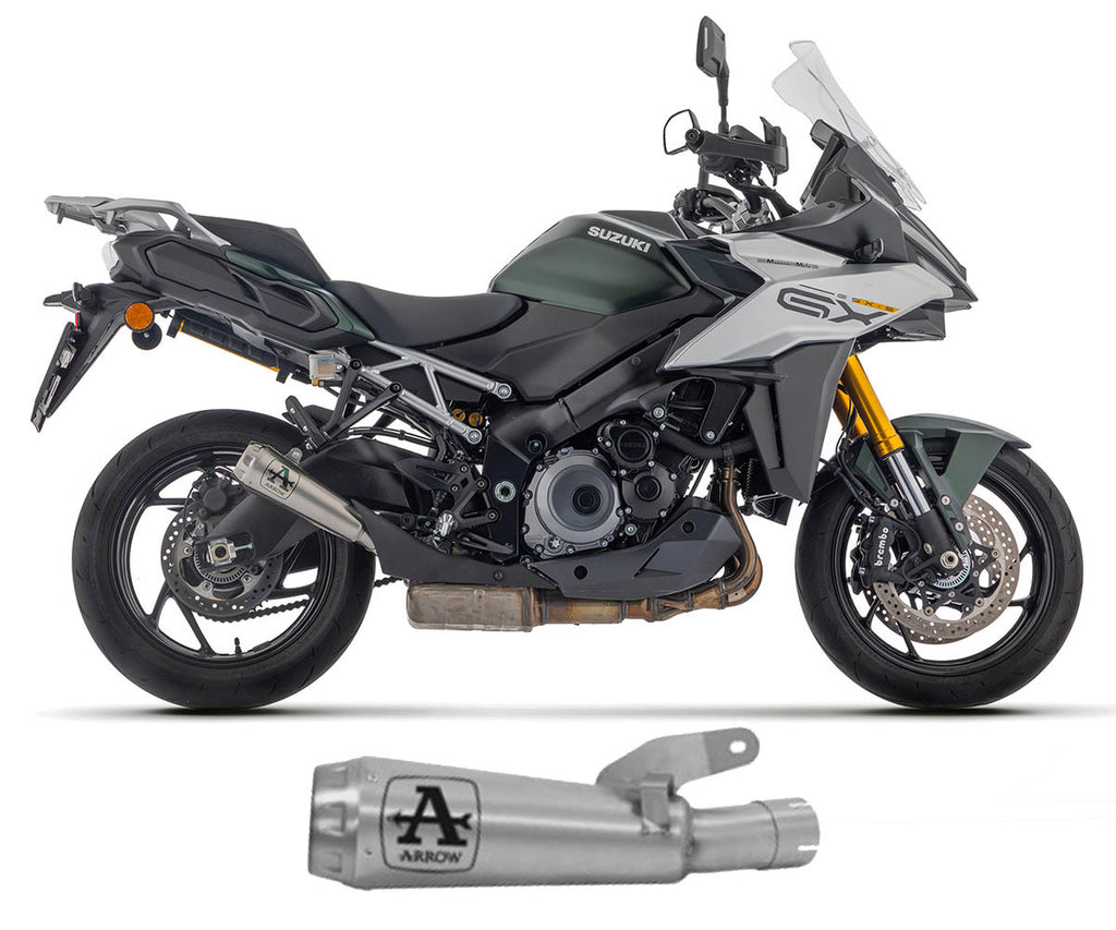Suzuki Gsx-s 1000 Gx 2024 Exhaust Muffler Arrow Pro-race Nichrom - 71938PRI - ARROW EXHAUSTS