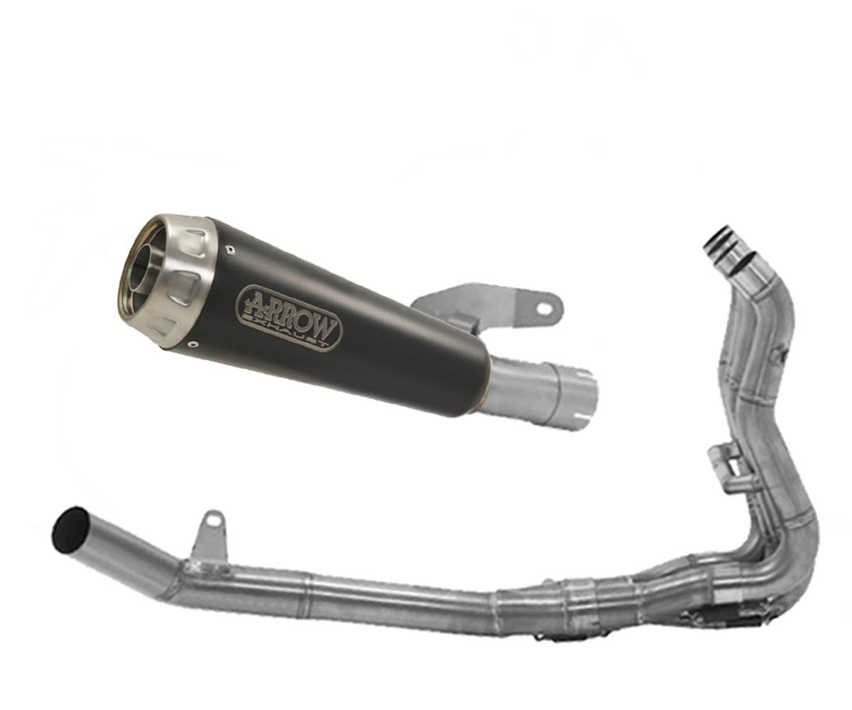 Suzuki Gsx-s 1000 Gx 2024 Full System Exhaust Arrow Pro-race Nichrom Dark - 71938PRN71766MI - ARROW EXHAUSTS