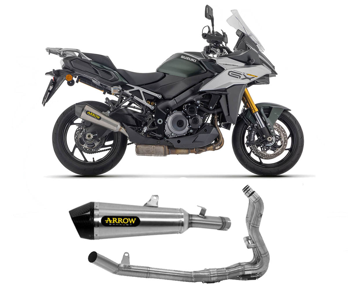 Suzuki Gsx-s 1000 Gx 2024 Full System Exhaust Arrow X-kone Nichrom - 71938XKI71766MI - ARROW EXHAUSTS