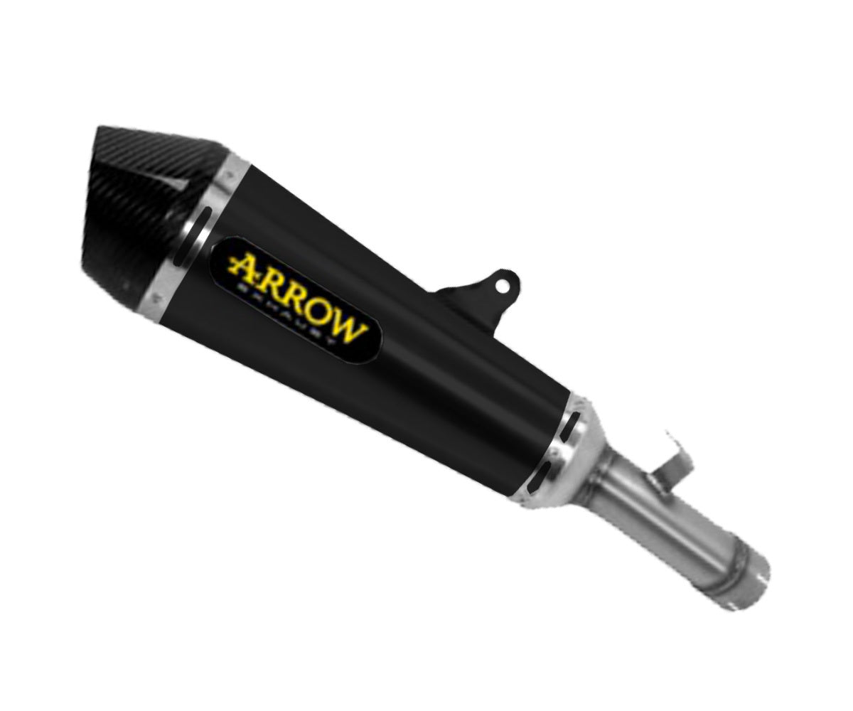 Suzuki Gsx-s 1000 Gx 2024 Exhaust Muffler Arrow X-kone Black Nichrom - 71938XKN - ARROW EXHAUSTS