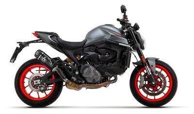 Ducati Monster 937 2021-2024 Exhaust Muffler Arrow Indy Race Black Aluminum - 71939AKN - ARROW EXHAUSTS